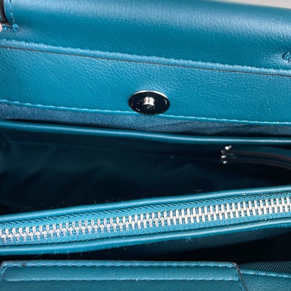 ALFANI ~ Dowel Satchel ~ Petrol Snake ~ NWT! - Picture 8 of 11